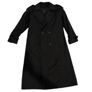 Black trench coat